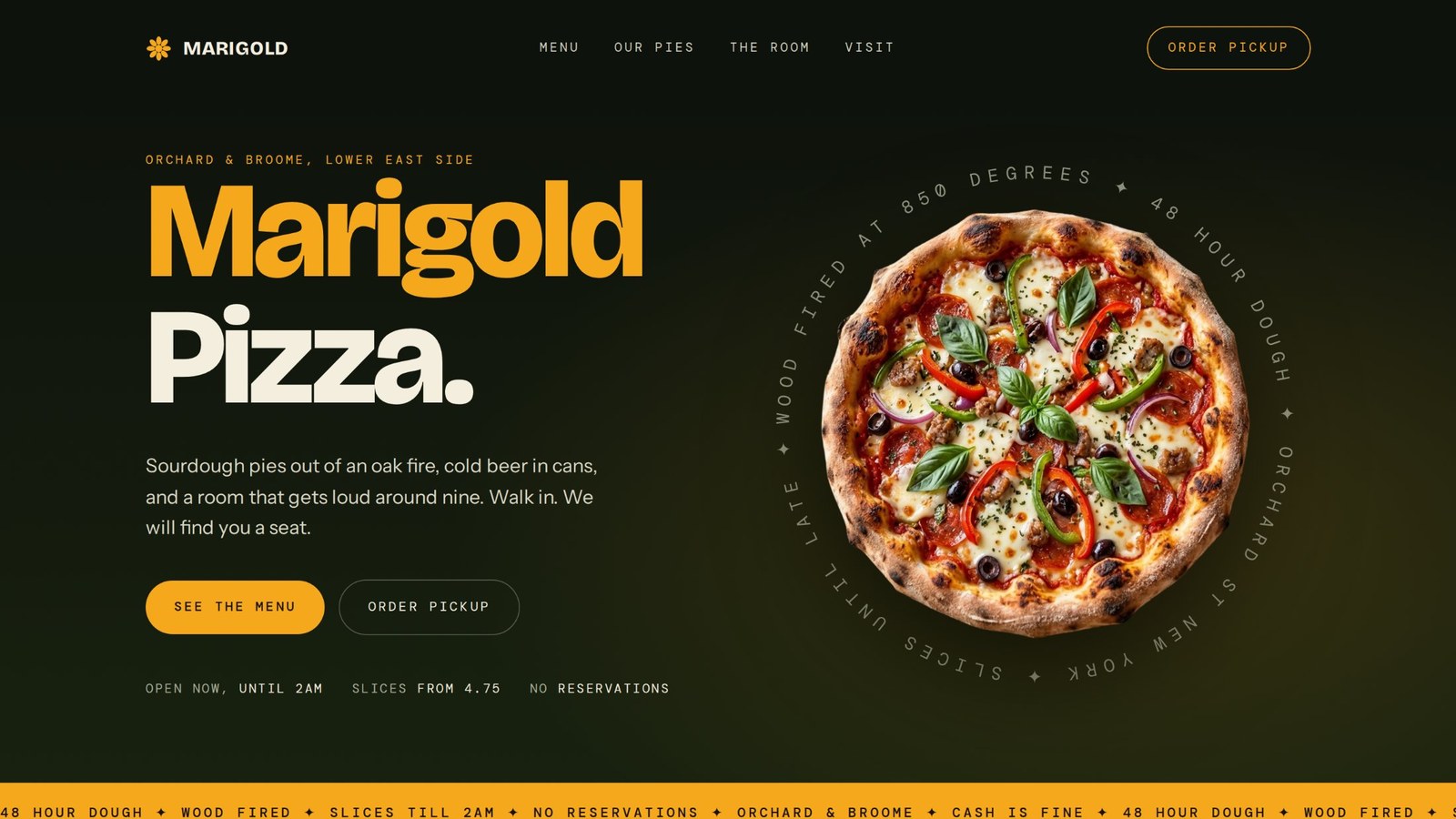 Sample client website
